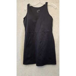 GapFit Dress Womens Large Black V Neck Tank Athletic Activewear Skort Casual